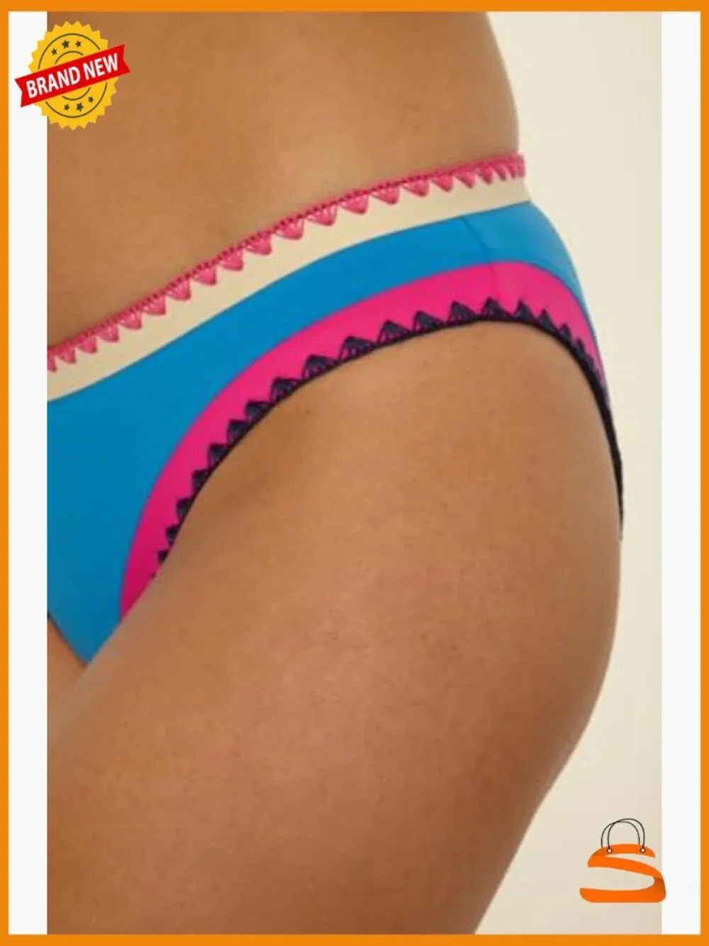 Medium Hipster Bikini Bottoms, Nylon Spandex, Cheeky Coverage Swimwear